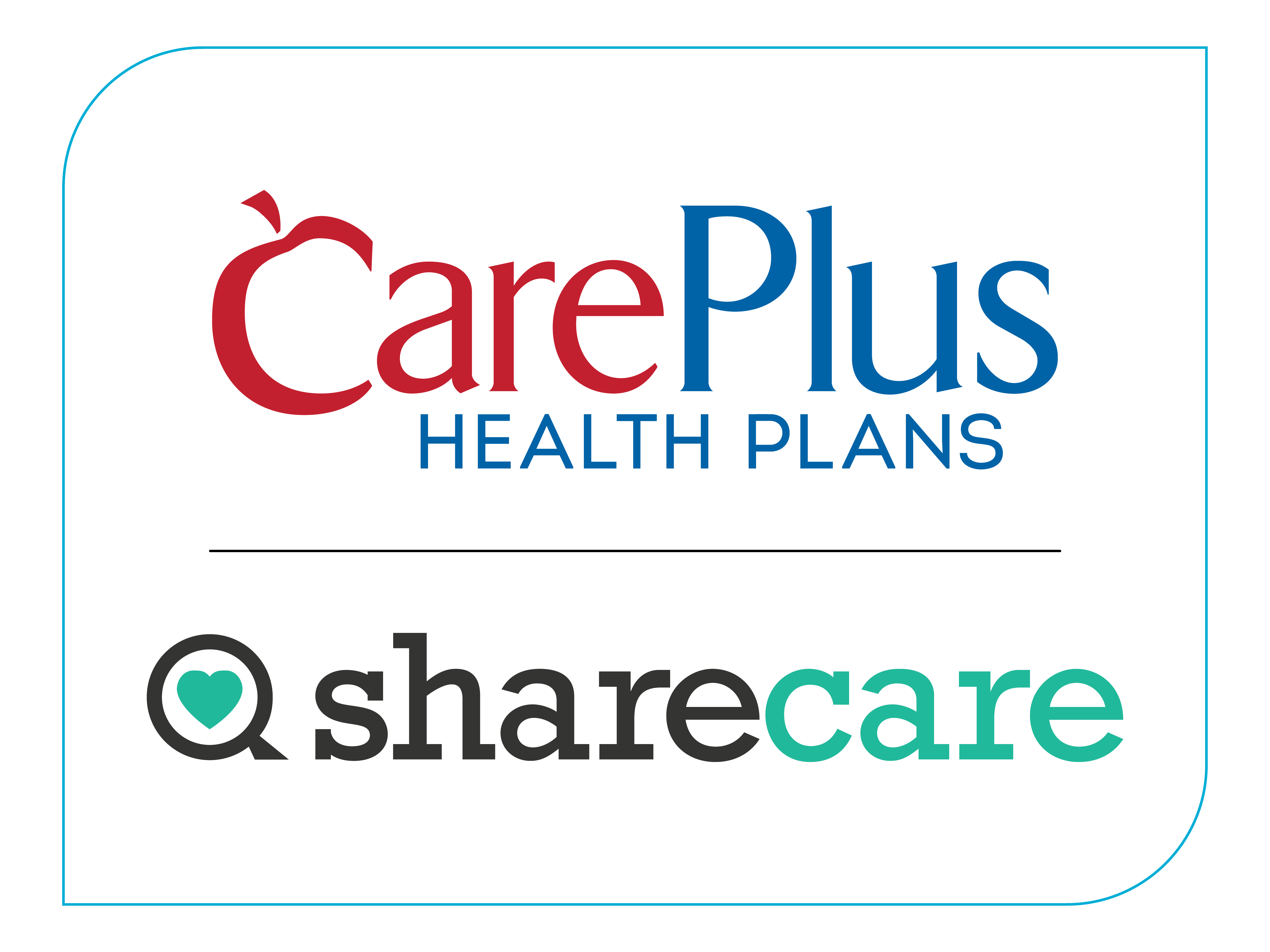  CarePlus and Sharecare logos.