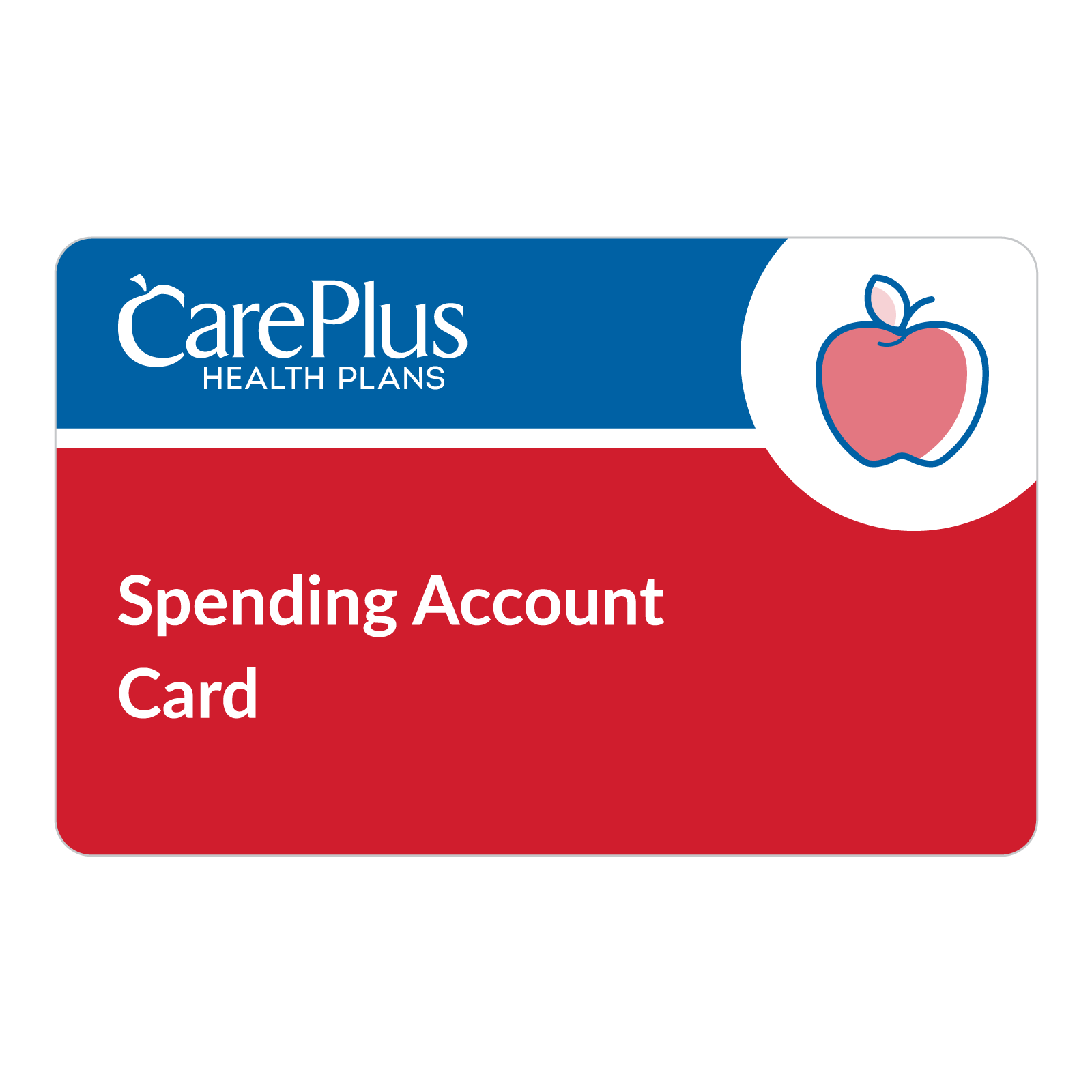 Sample CarePlus Spending Account Card.